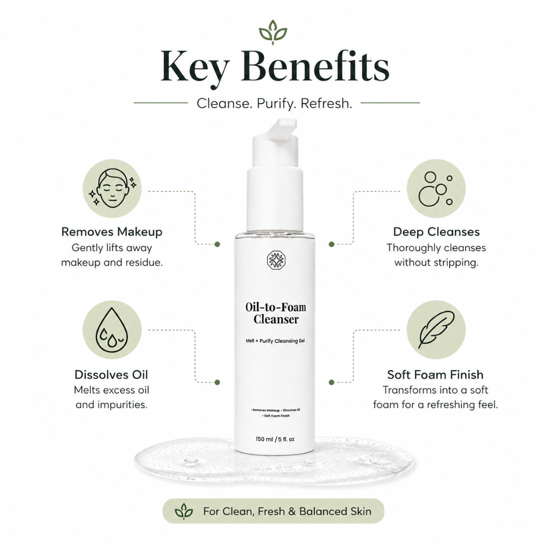 Oil-to-Foam Cleanser