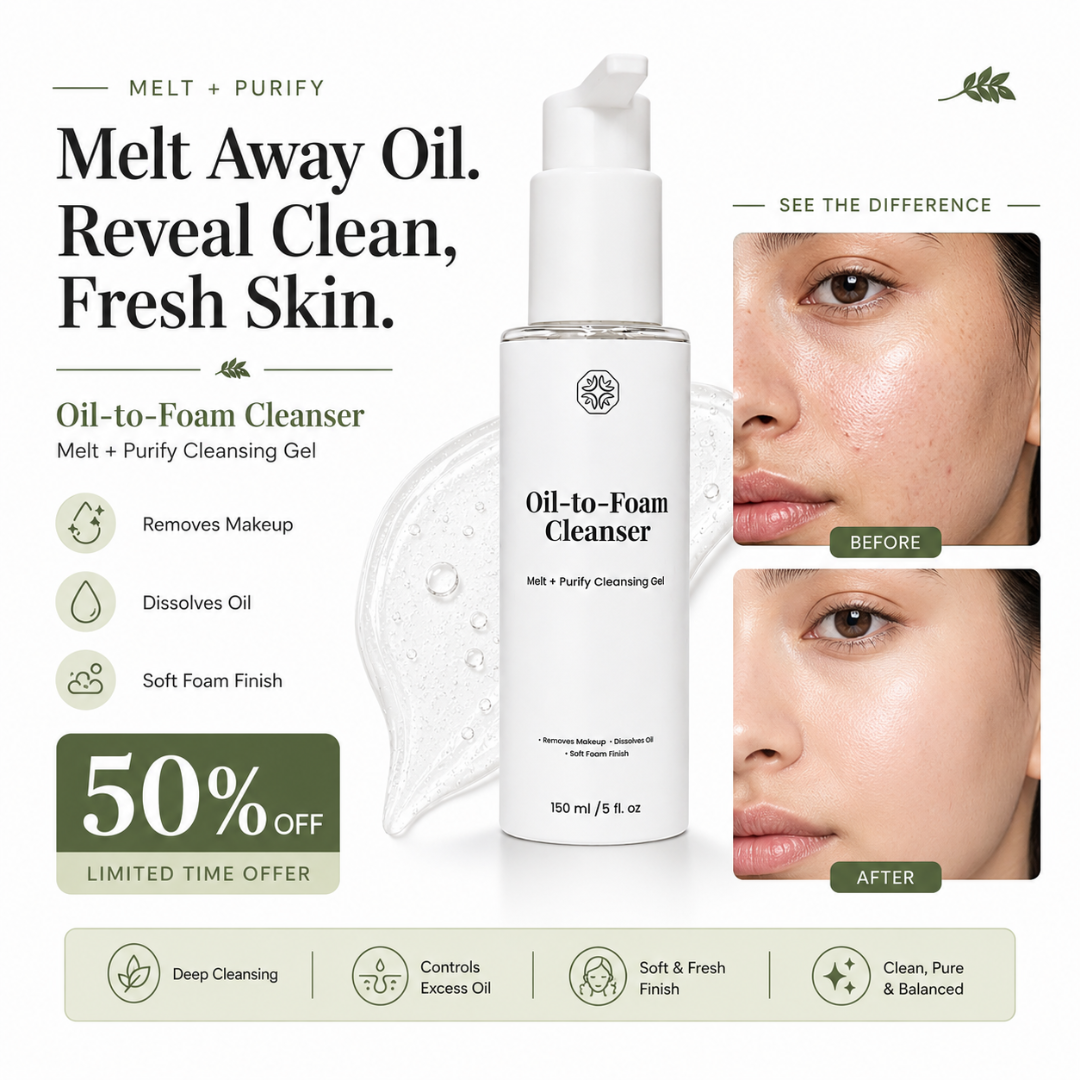 Oil-to-Foam Cleanser