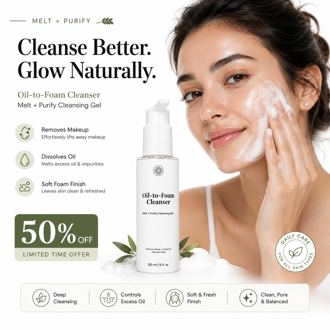 Oil-to-Foam Cleanser