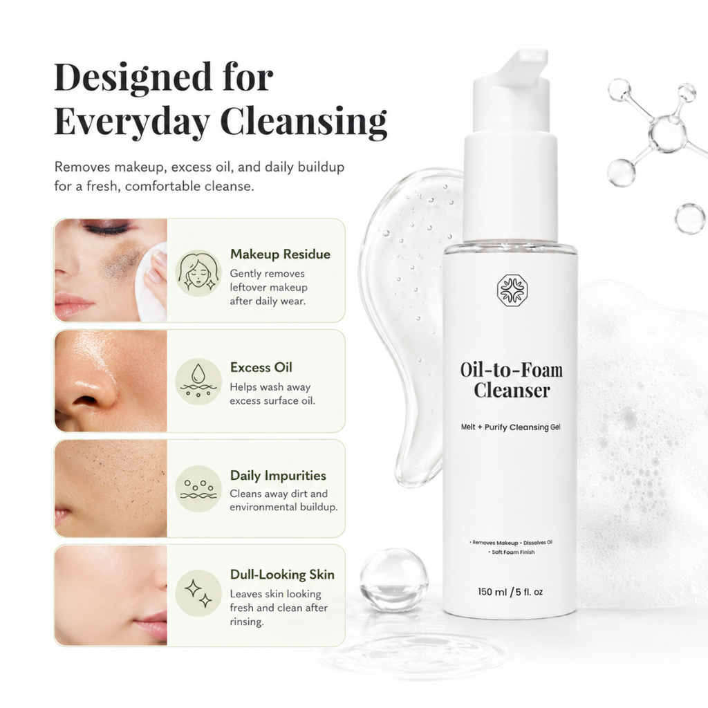 Oil-to-Foam Cleanser