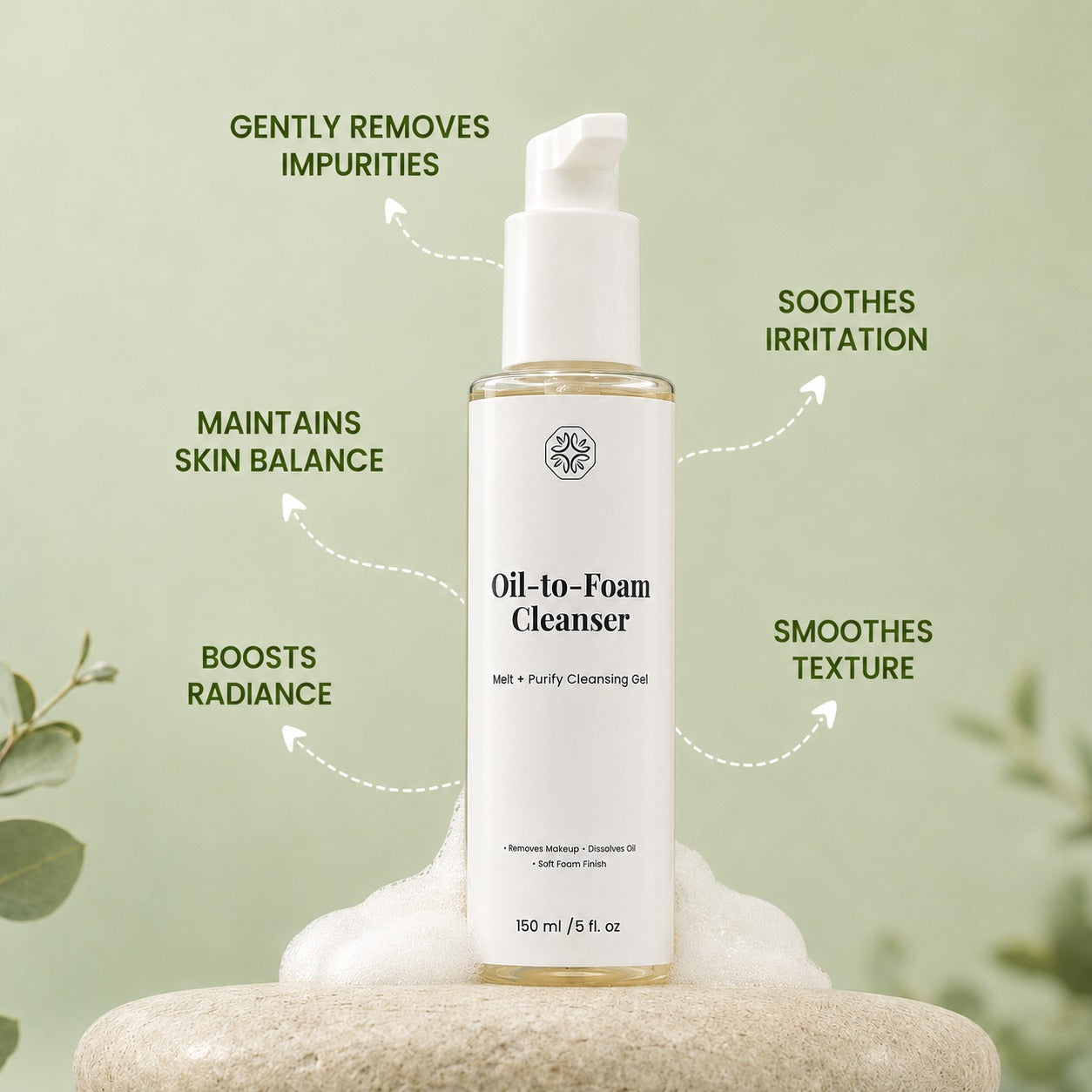 Oil-to-Foam Cleanser