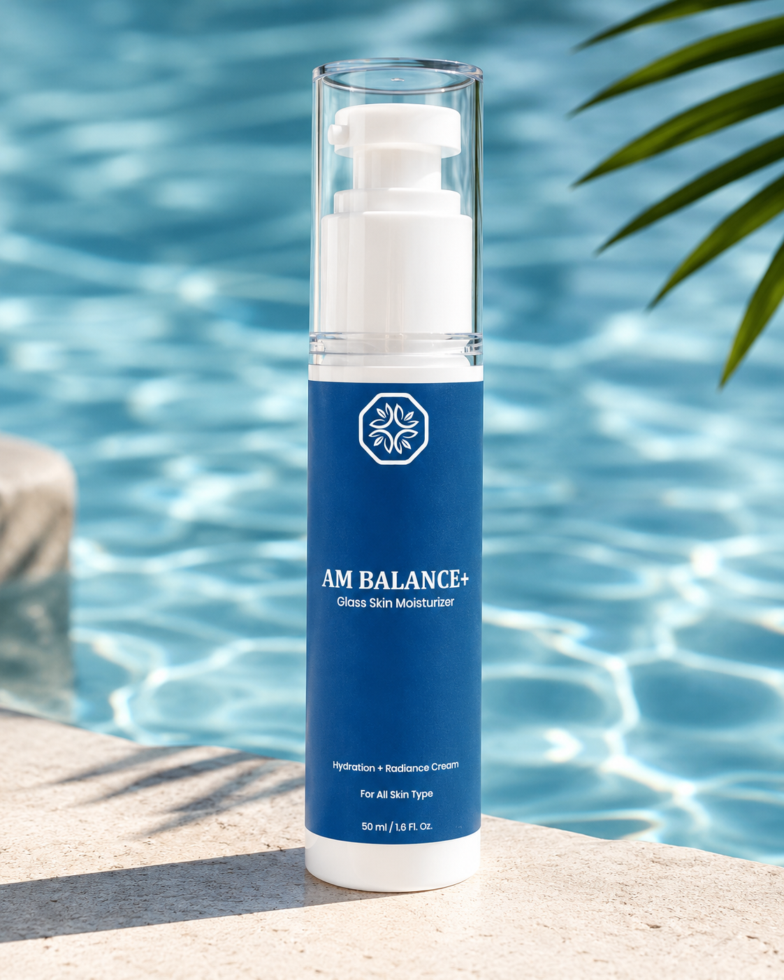 AM BALANCE+ Glass Skin Moisturizer – Hydration + Radiance Cream – Lightweight Daily Moisturizer for a Smooth, Glossy, Glass-Skin Finish – For All Skin Types