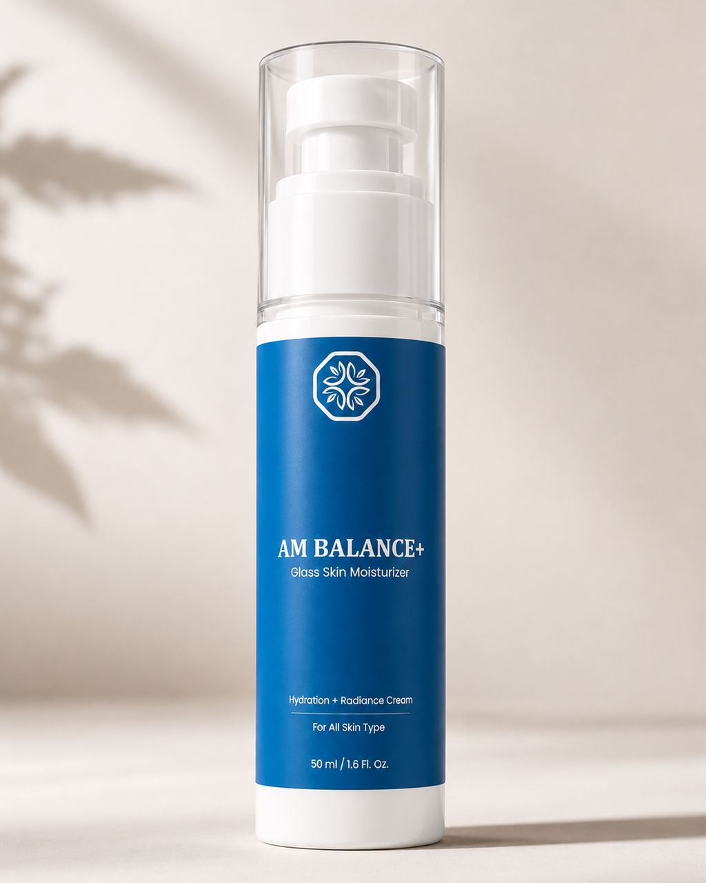 AM BALANCE+ Glass Skin Moisturizer – Hydration + Radiance Cream – Lightweight Daily Moisturizer for a Smooth, Glossy, Glass-Skin Finish – For All Skin Types