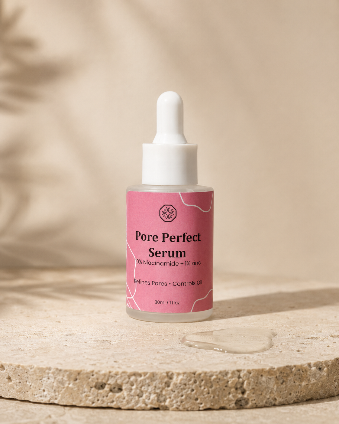 Pore Perfect Serum – 10% Niacinamide + 1% Zinc – Refines Pores, Controls Oil – Targets Enlarged Pores & Excess Oil – Lightweight Formula – 30ml