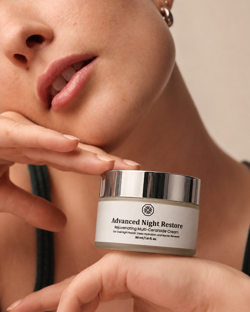 Advanced Night Restore Rejuvenating Multi-Ceramide Cream – Overnight Repair, Deep Hydration & Barrier Renewal – With Ceramides, Hyaluronic Acid, Retinol, Niacinamide & Sodium PCA – Non-Comedogenic – For All Skin Types