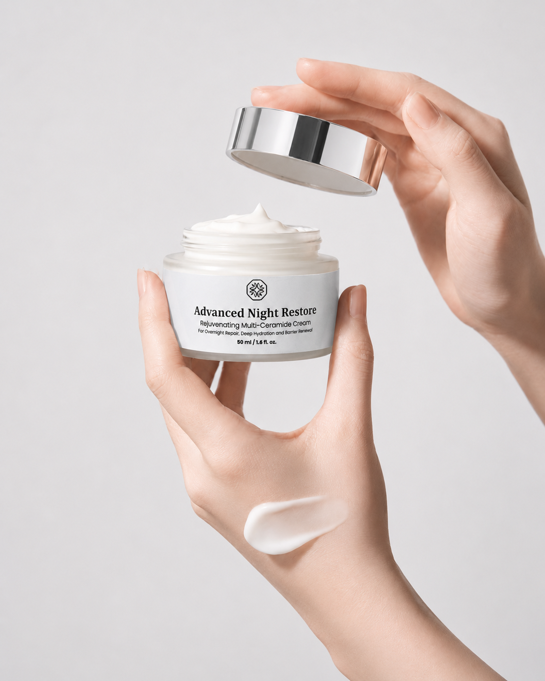 Advanced Night Restore Rejuvenating Multi-Ceramide Cream – Overnight Repair, Deep Hydration & Barrier Renewal – With Ceramides, Hyaluronic Acid, Retinol, Niacinamide & Sodium PCA – Non-Comedogenic – For All Skin Types
