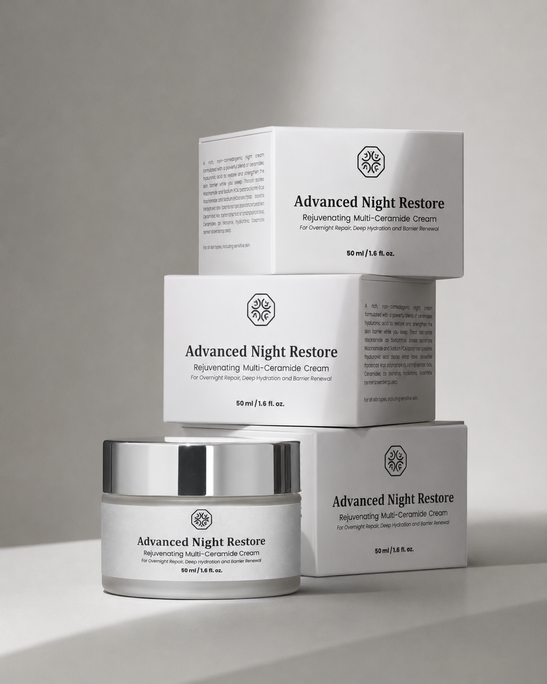 Advanced Night Restore Rejuvenating Multi-Ceramide Cream – Overnight Repair, Deep Hydration & Barrier Renewal – With Ceramides, Hyaluronic Acid, Retinol, Niacinamide & Sodium PCA – Non-Comedogenic – For All Skin Types