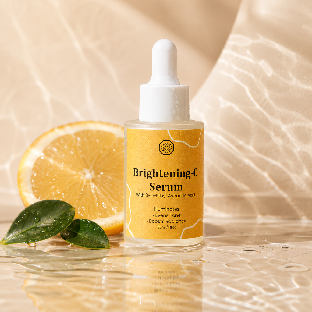 Brightening-C Serum – With 3-O-Ethyl Ascorbic Acid – Illuminates Skin, Evens Tone, Boosts Radiance – Anti-Oxidant & Brightening Serum – Targets Hyper-Pigmentation